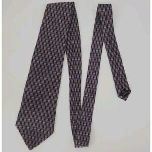 Nature Conservancy Silk Tie Red Rattlesnake Pattern Purple Brown Handmade Scales